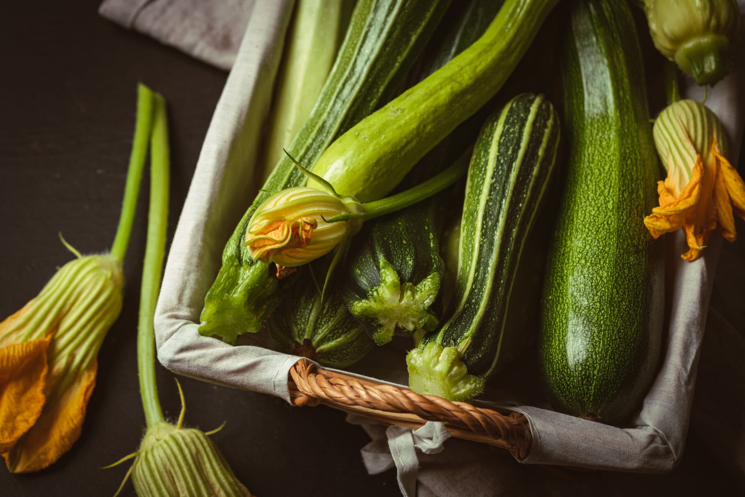 courgettes en abondance